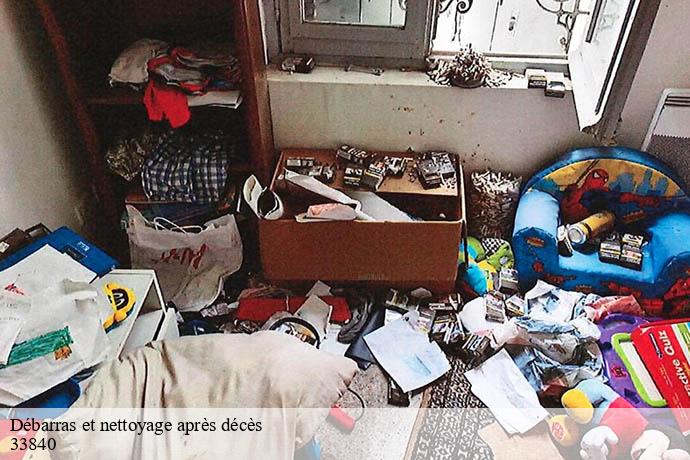 Débarras et nettoyage après décès  lucmau-33840 DLC Débarras