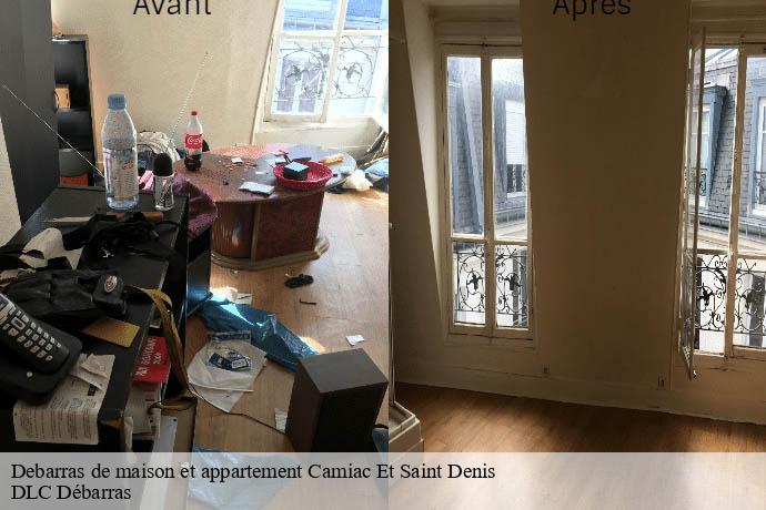 Debarras de maison et appartement  camiac-et-saint-denis-33420 DLC Débarras